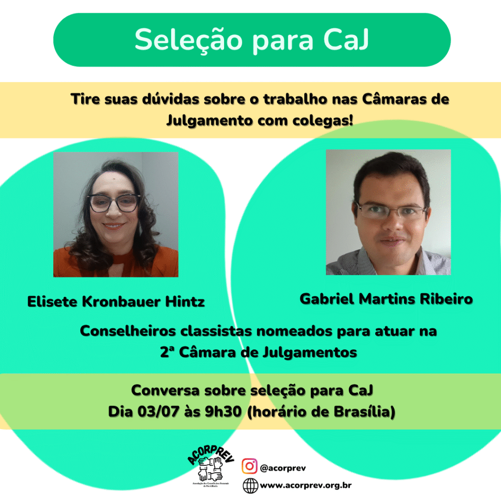 Seleção para Caj 2025.07.03 conversa caj